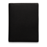 Ringbuch Rindleder kleingenarbt, schwarz